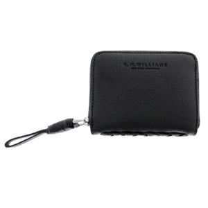 R.M. Williams Australia City Short Zip Wallet, Calfskin Leather, Black